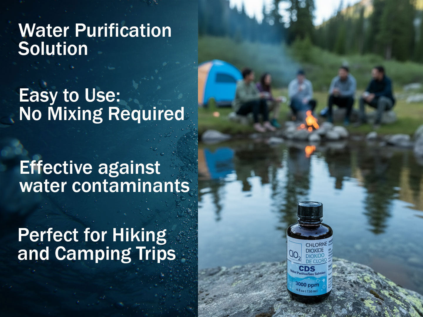 Chlorine Dioxide Solution 3000ppm for Water Purification